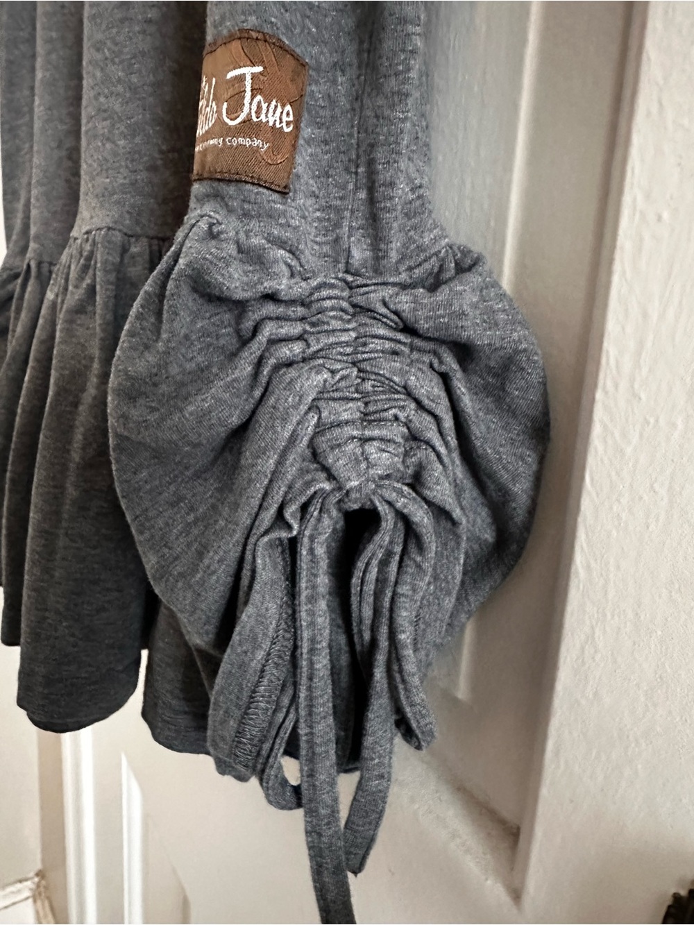 Matilda Jane Dark Gray Ruffle Hem Cropped Pants - Picture 8 of 10